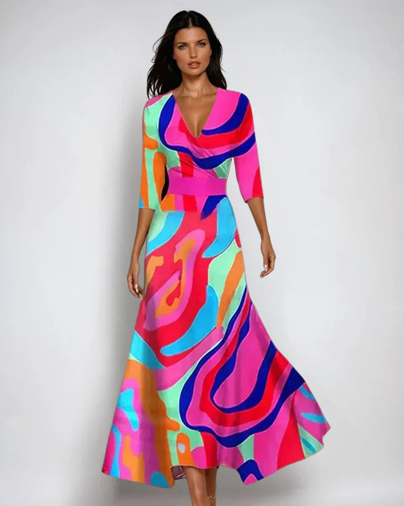 Emily - Robe maxi à fleurs