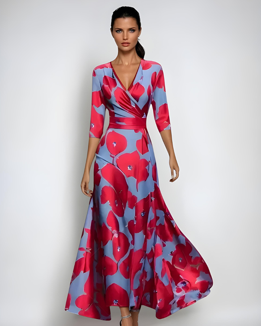 Emily - Robe maxi à fleurs