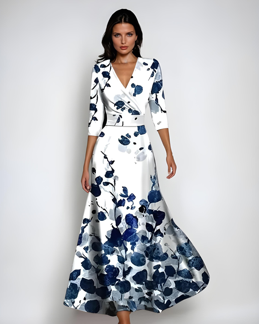 Emily - Robe maxi à fleurs